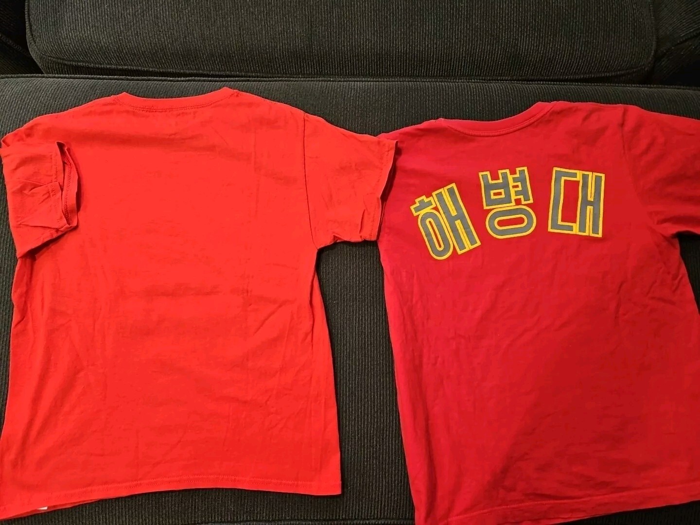 USMC Oorah and Republic Of KOREA MARINE CORPS Youth Medium Tshirts