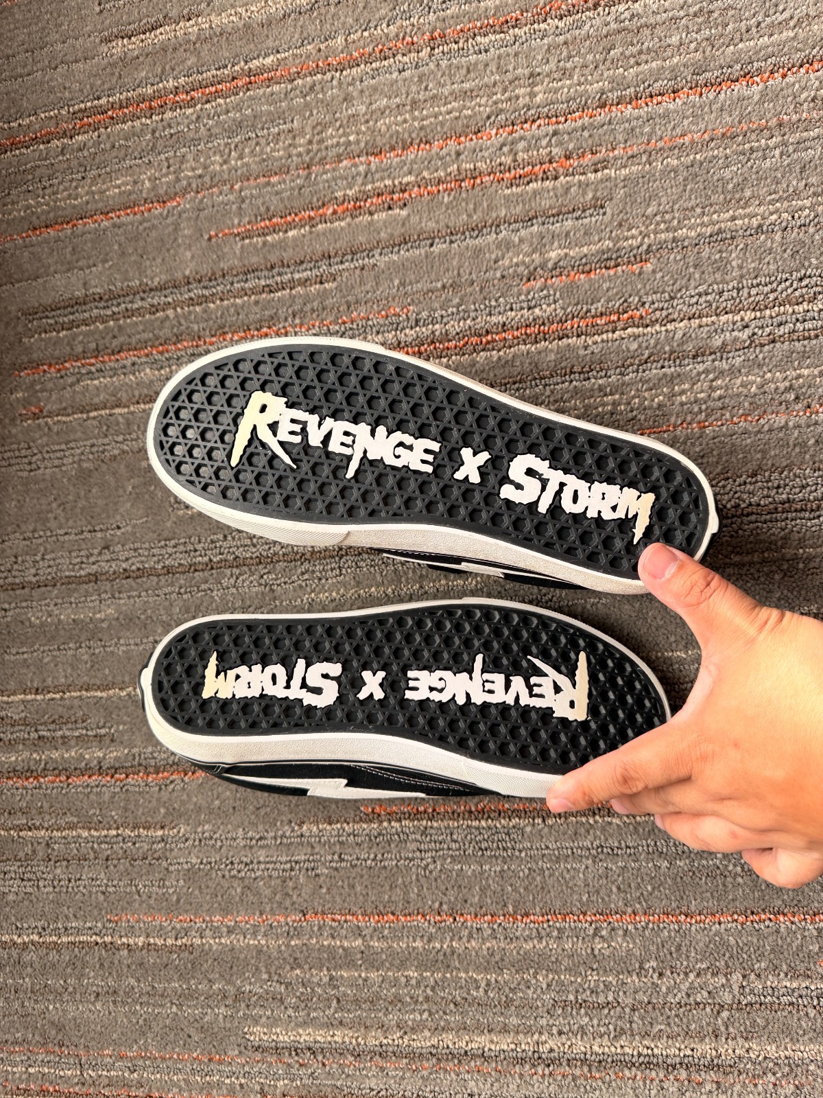 100% Authentic Revenge x Storm Vans Original Classic Black Straps Multiple Sizes
