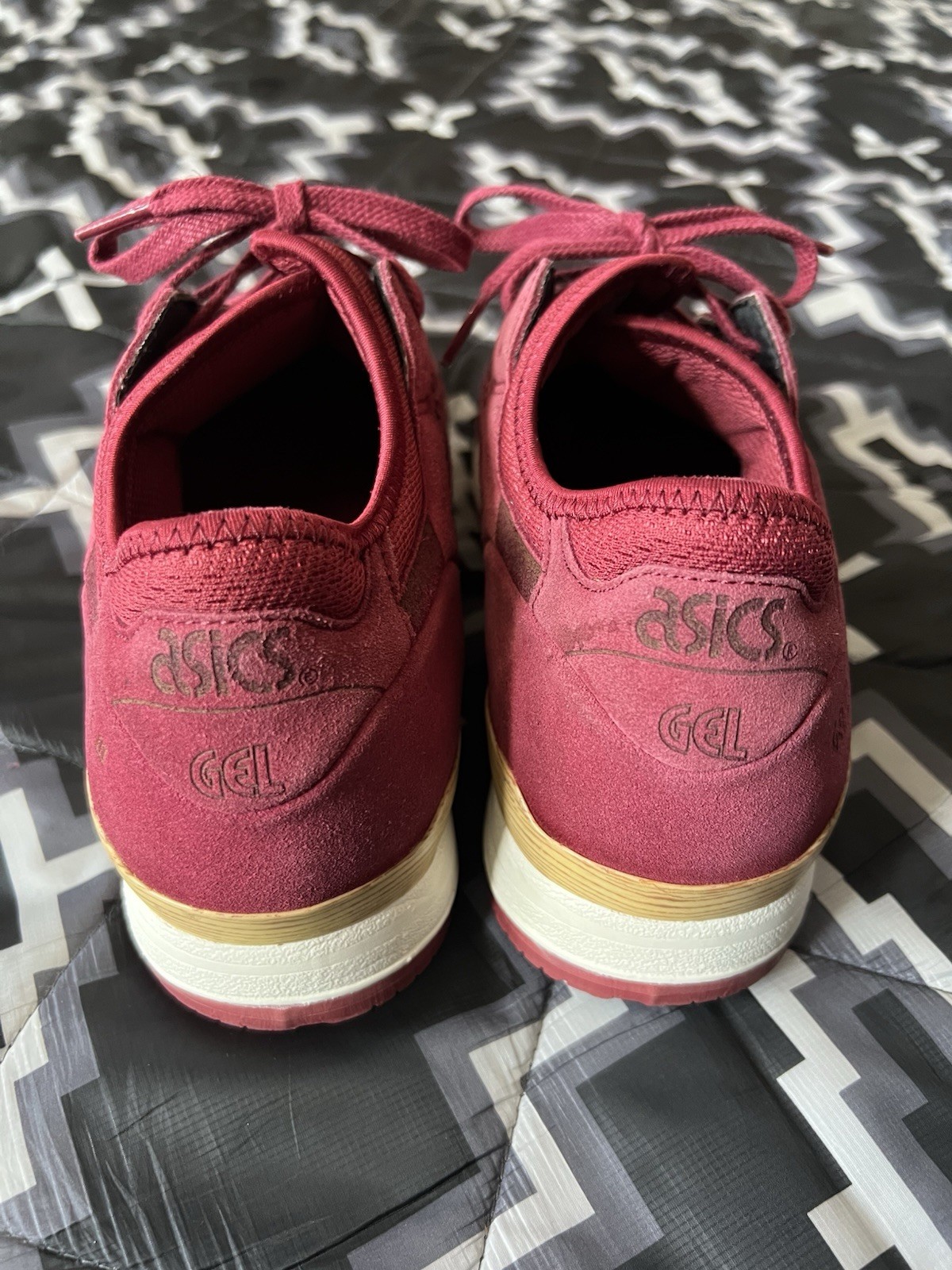 ASICS Gel-Lyte III EVO Laser Cut Burgundy Laser Pack H5E3L-2525 Men’s Size 9.5