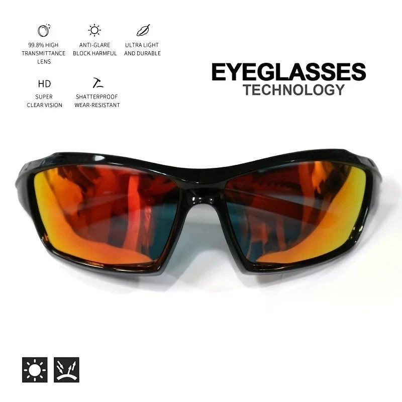 New 2025 Polarized Vertex Men AntiGlare Fishing Cycling Driving Sport Sunglasses