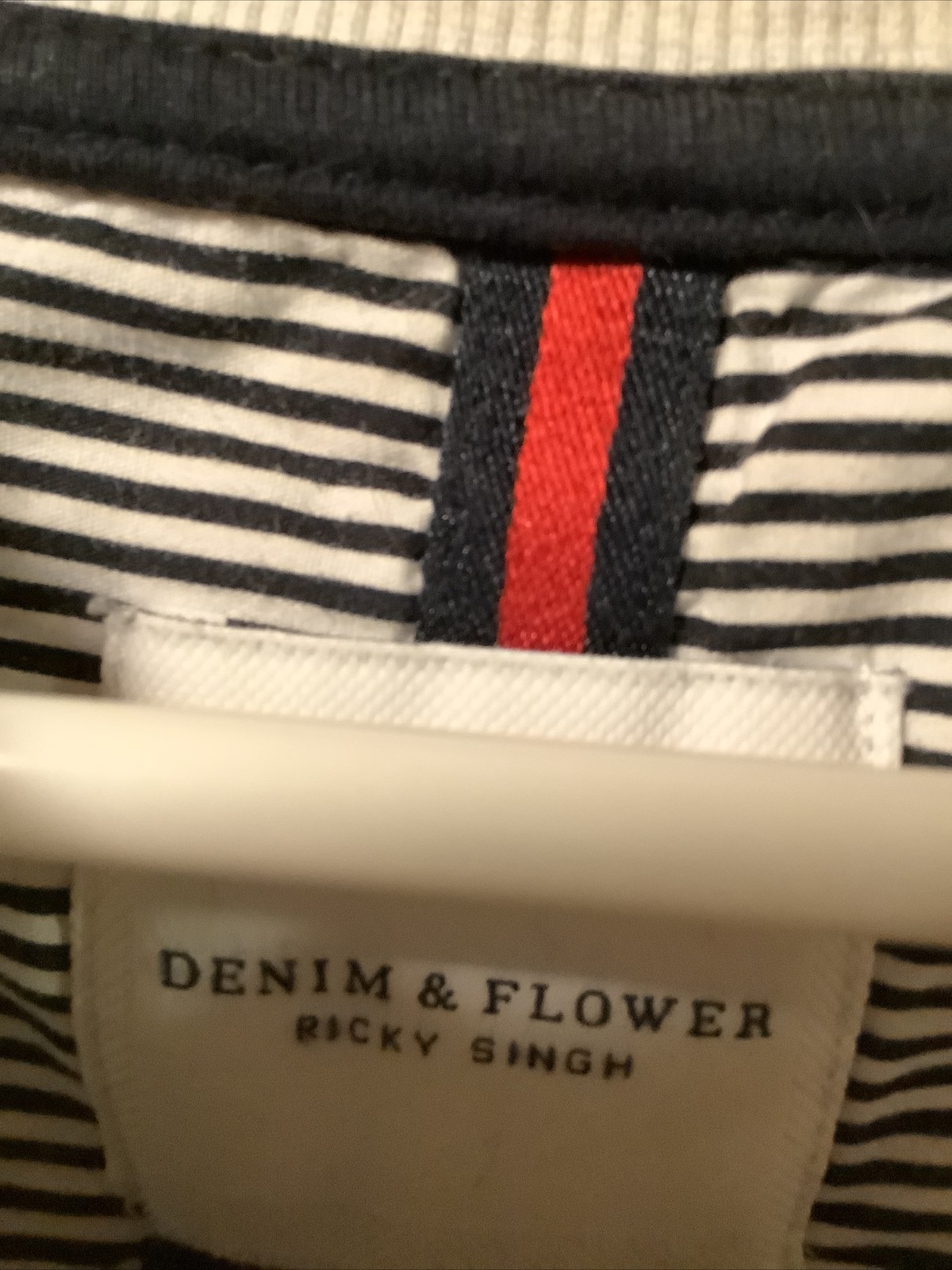 Denim & Flower Sweater