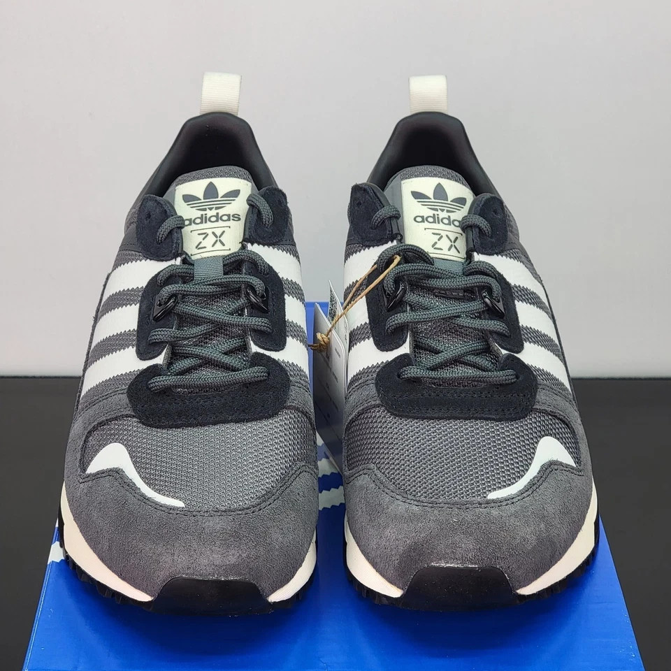 Adidas ZX 700 HD Men’s Athletic Shoes Gray Black Footwear Sneakers H01851 All Sz