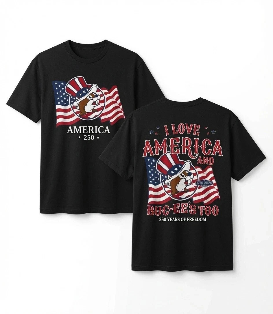 250th Anniversary America 4th of July 2026 Buc-ees T-Shirt Viral Tee Texan Gift