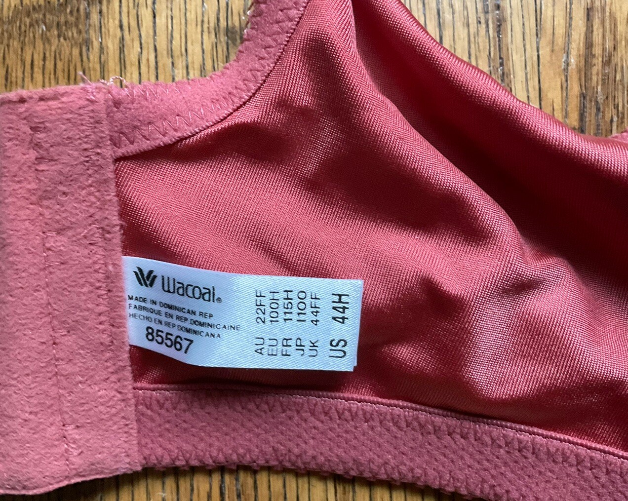 44H Seamless Underwire Bra by Wacoal; AWARENESS, Faded Rose , New