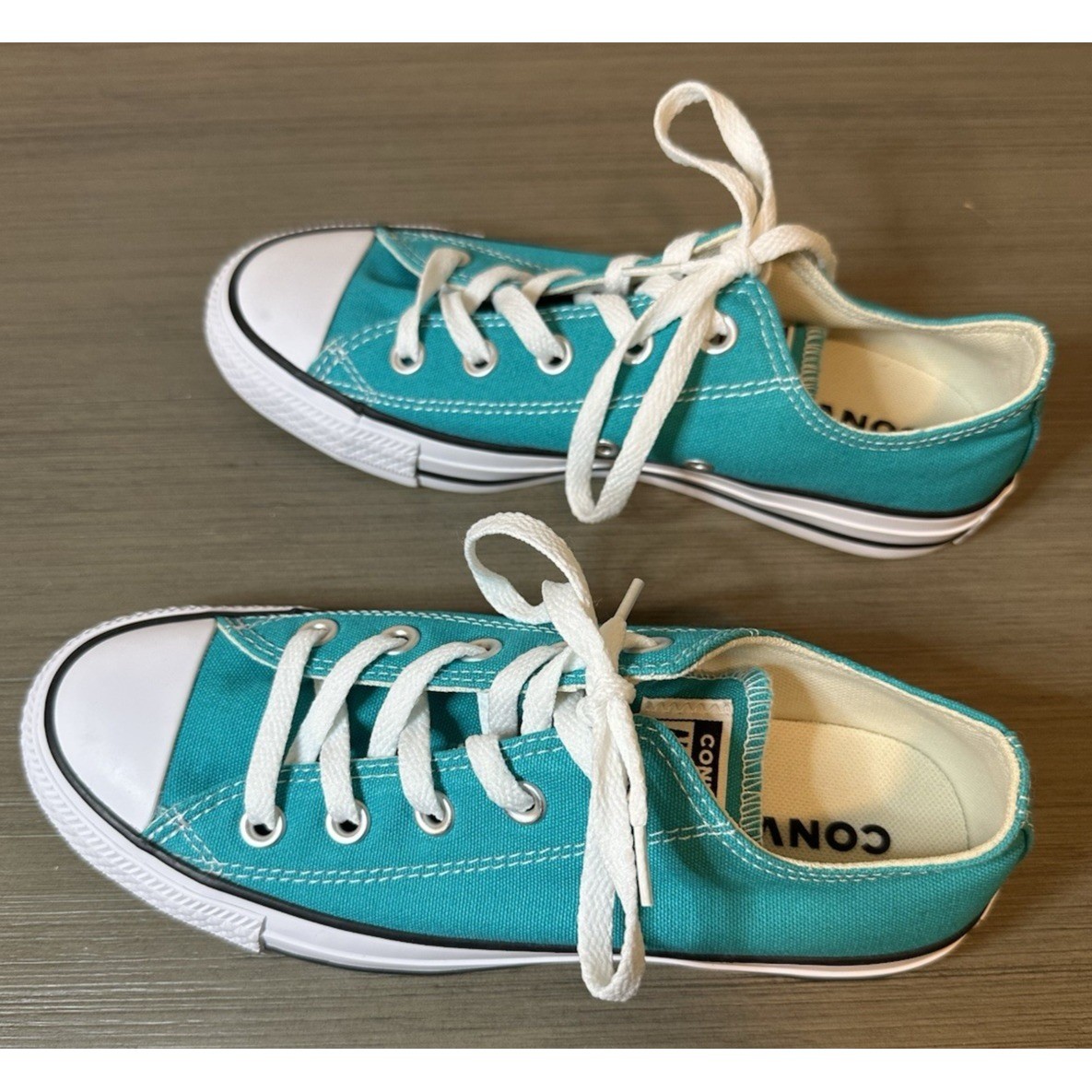 Converse All Star Sneaker Low Top Shoe Teal Men 4 Women 6 Canvas NEW No Box
