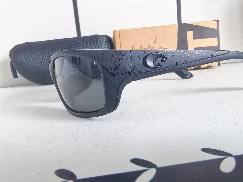 Costa Del Mar JOSE Speck Black Frame/Black 580P Polarized Lenses