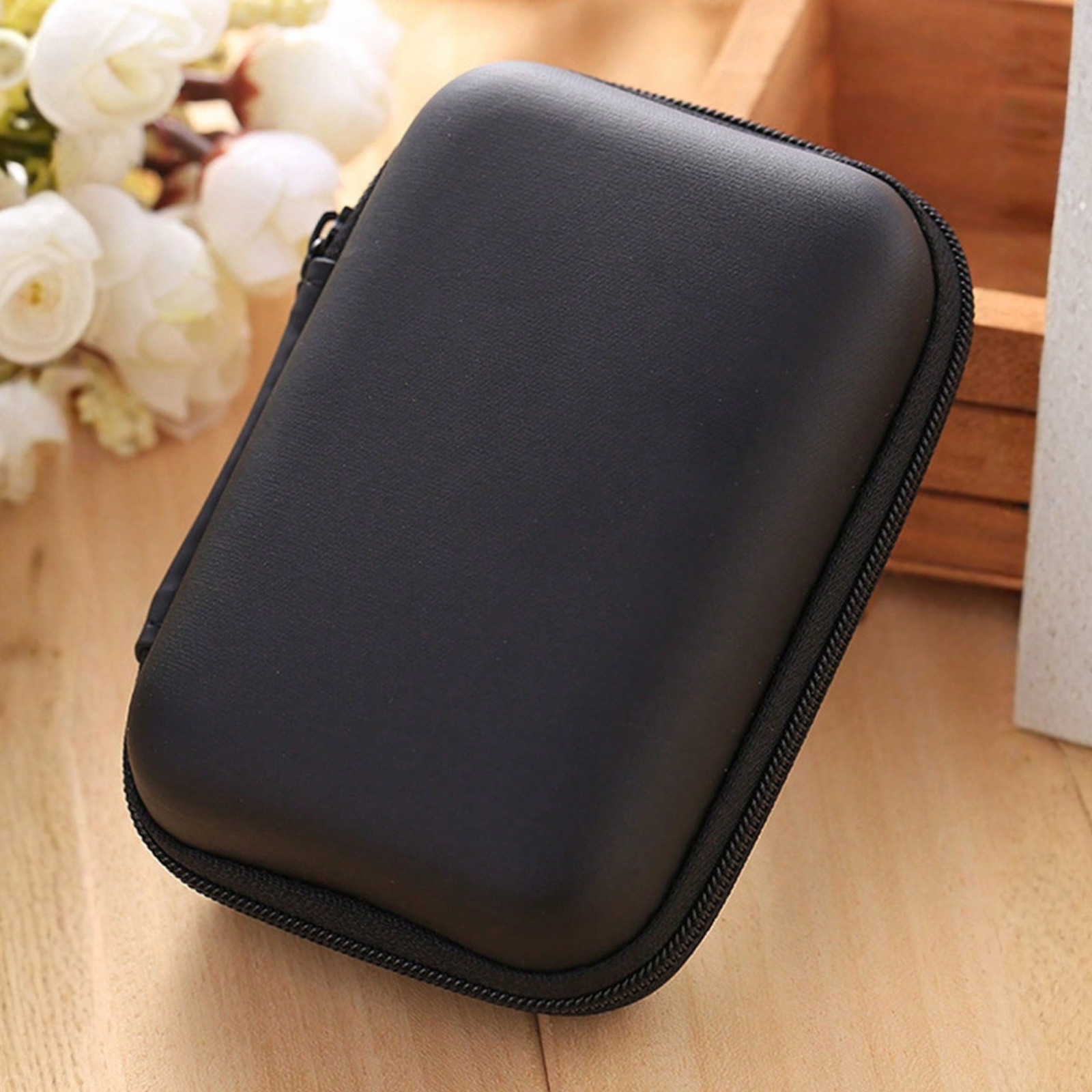 Headphone Bag Data Cable Storage Mini Coin Storage Bag Multi-uses Cosmetic Bag