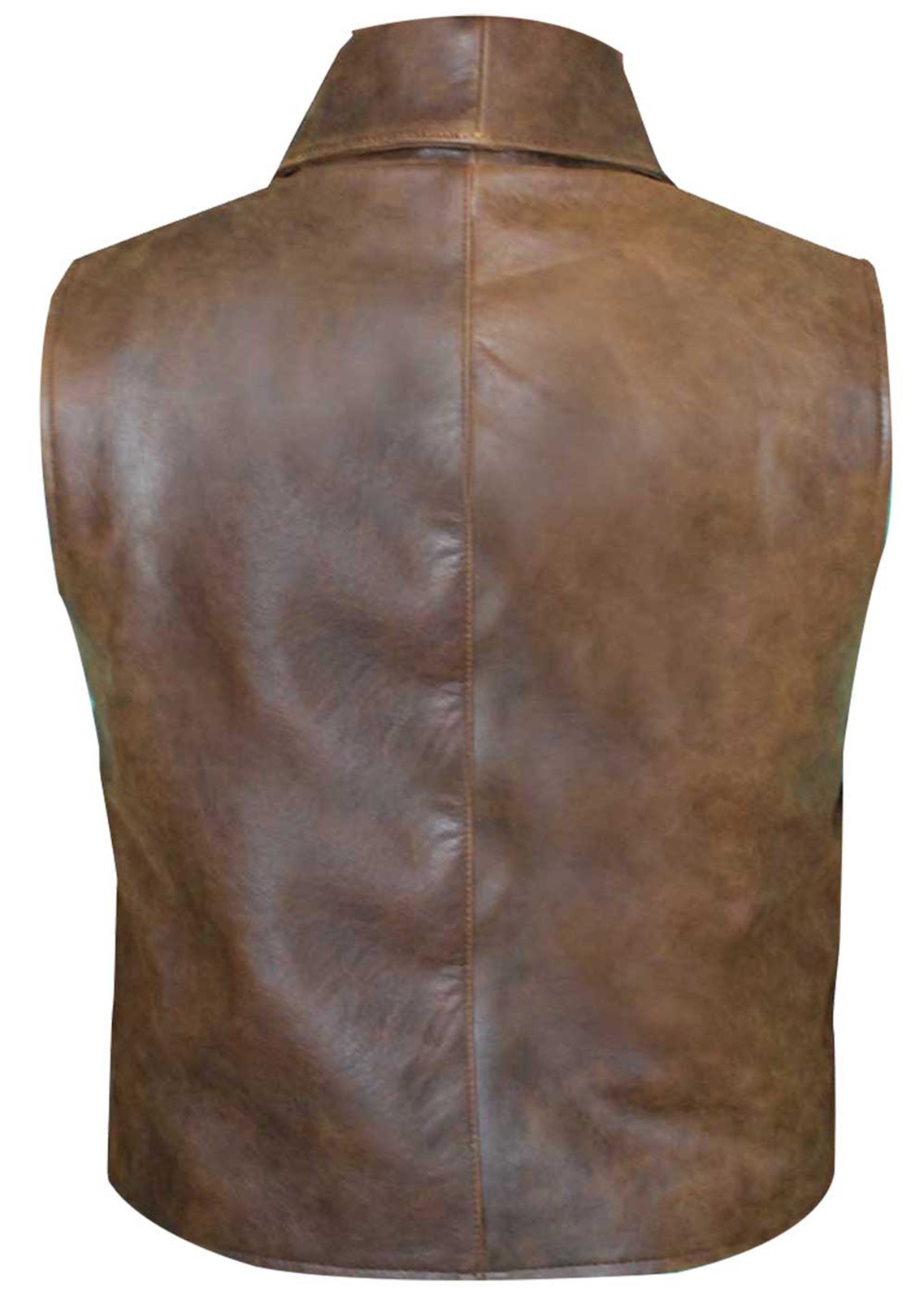 Club Biker Vintage Mens Motorcycle Western Cowboy Genuine Leather Vest