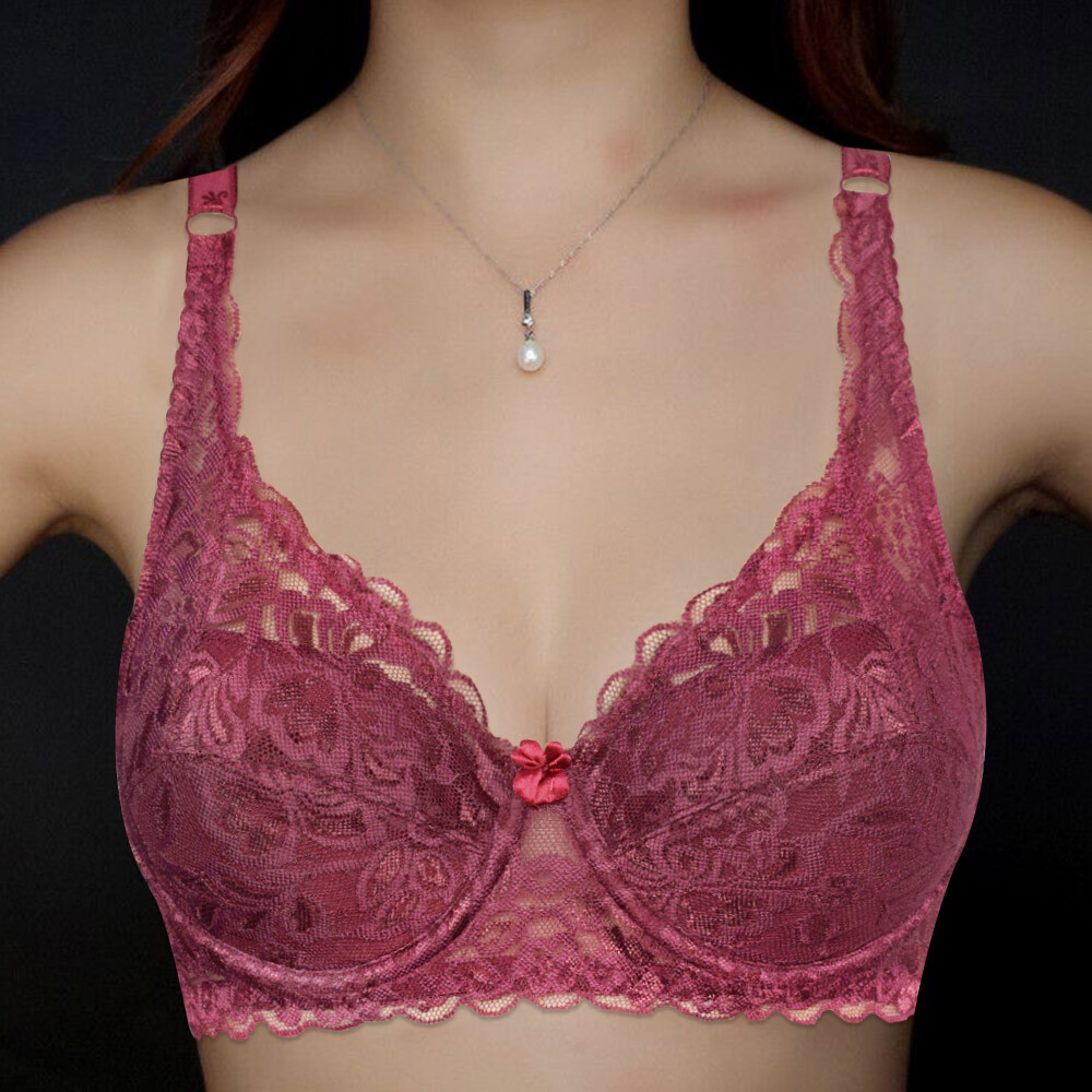 Ladies Bras Lingerie Lace Push Up Bra Underwire Bralette Underwear 32-42 A B C D