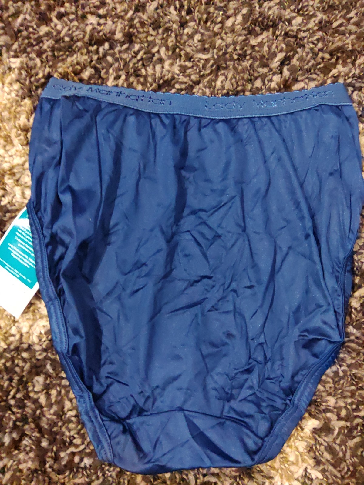 Vtg Lady Manhattan Size 6 Silky Soft Touch 100% Nylon Hicut Brief Panties NWT