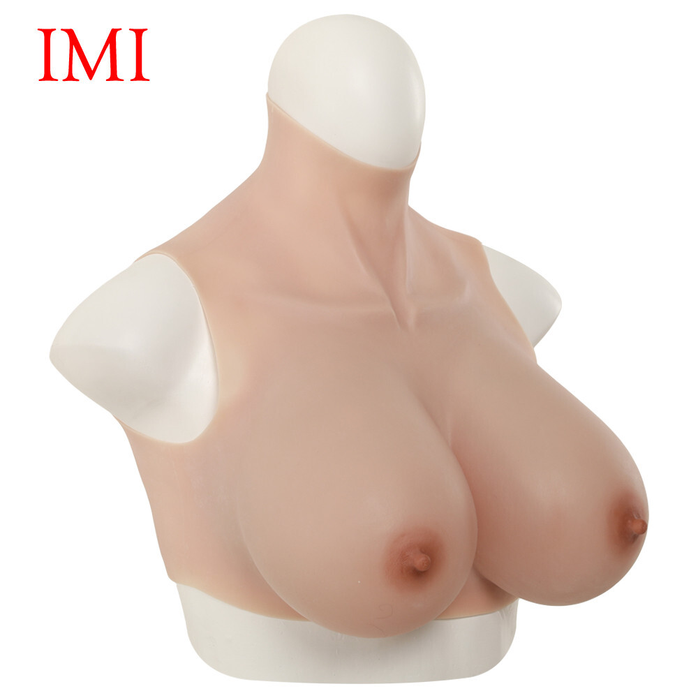 Crossdresser Breast Forms Silicone Breast plates B-H Cup Drag Queen Fake Boobs