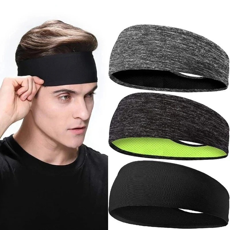 Sports Headband Sweatband for Men Women Gym Running Yoga Fitness Hair Band
