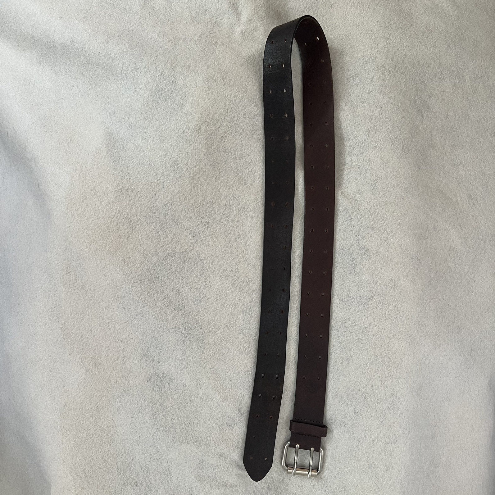 Dickies Men’s 1.49 In (38MM) Wide Two Prong Casual Leather Belt M 34-38 Brown