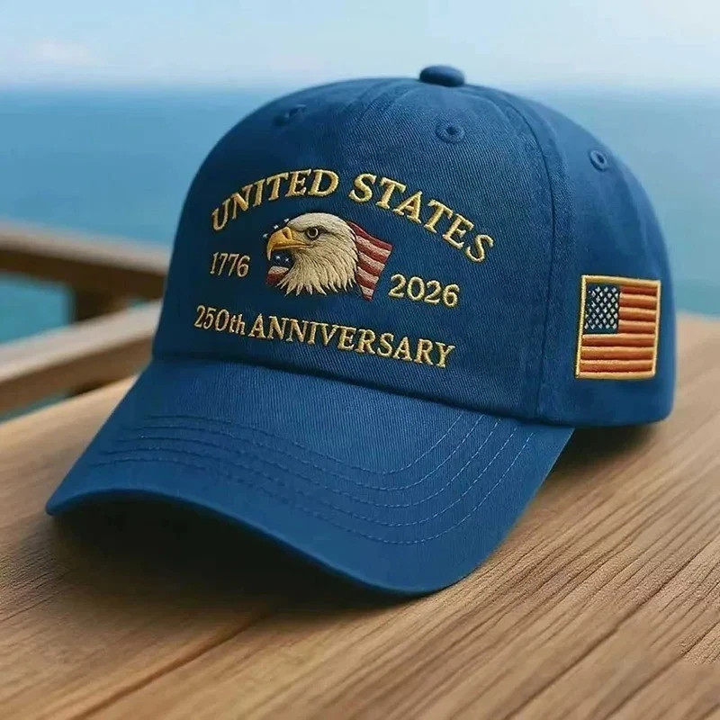 United States 250th Anniversary Baseball Cap – 3D Embroidered Hat***