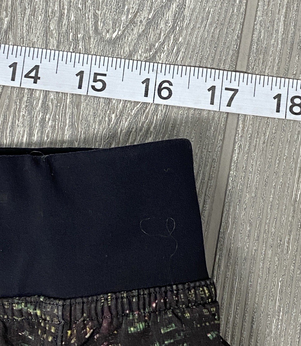 Lululemon Mens Lightweight Stretch Printed Drawstring Athletic Shorts Size XL