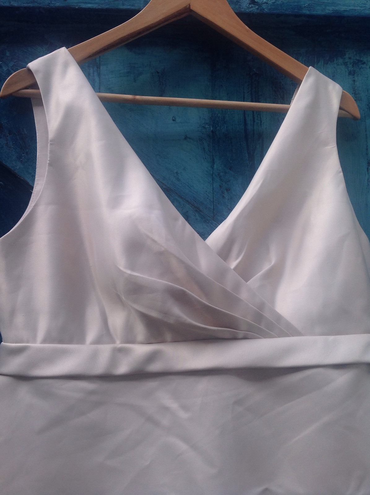 Womens Satin Dress Size 12 Alfred Sung Unique empire line party cocktail wedding