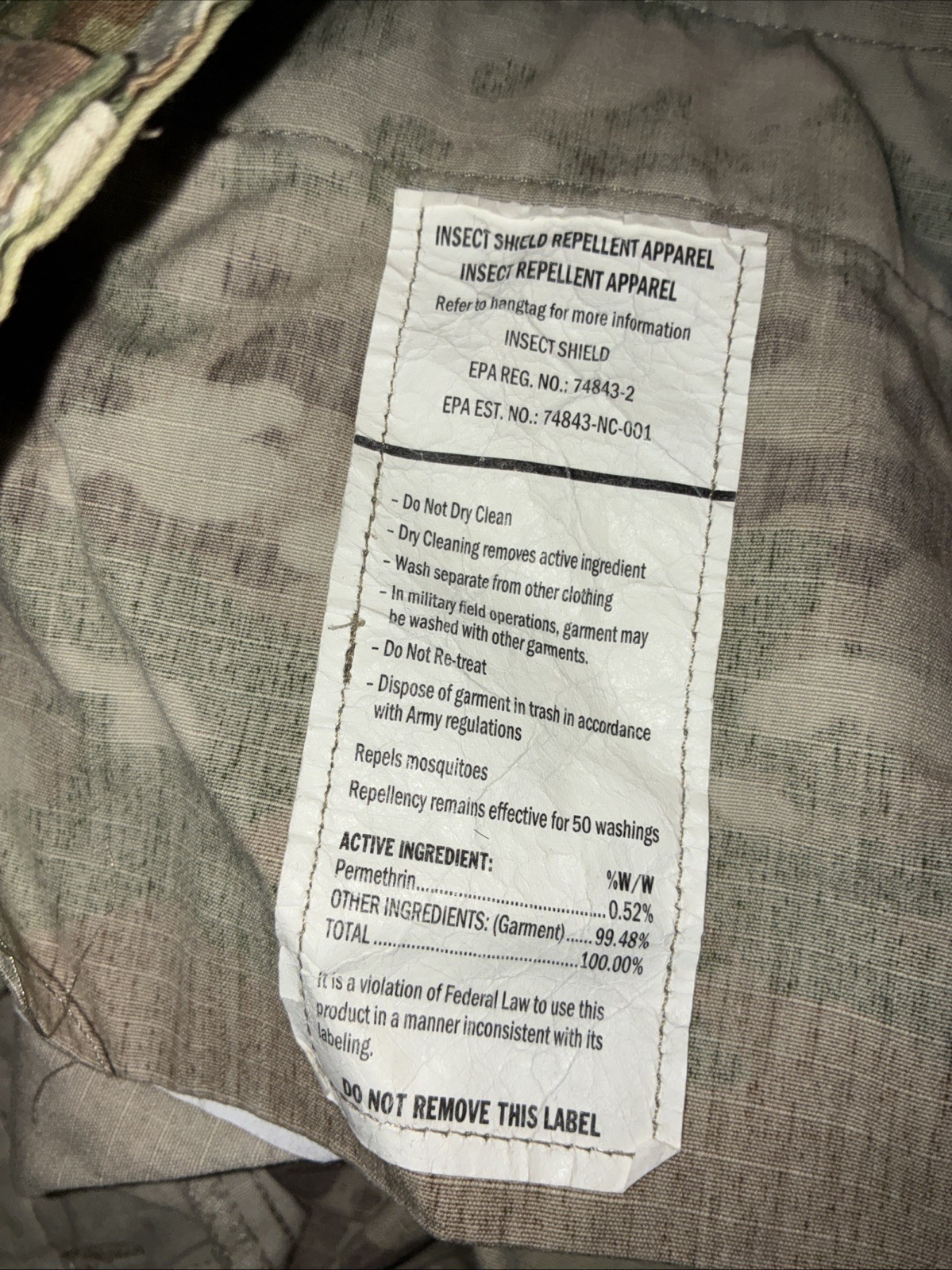 US Army Combat Uniform OCP Pants Medium Short Ripstop Unisex Military ACU