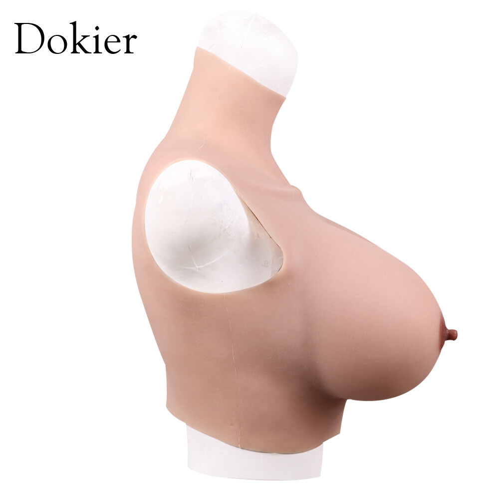 H Cup Silicone Breast Forms Breastplate Fake Boobs For Drag Queen Crossdresser