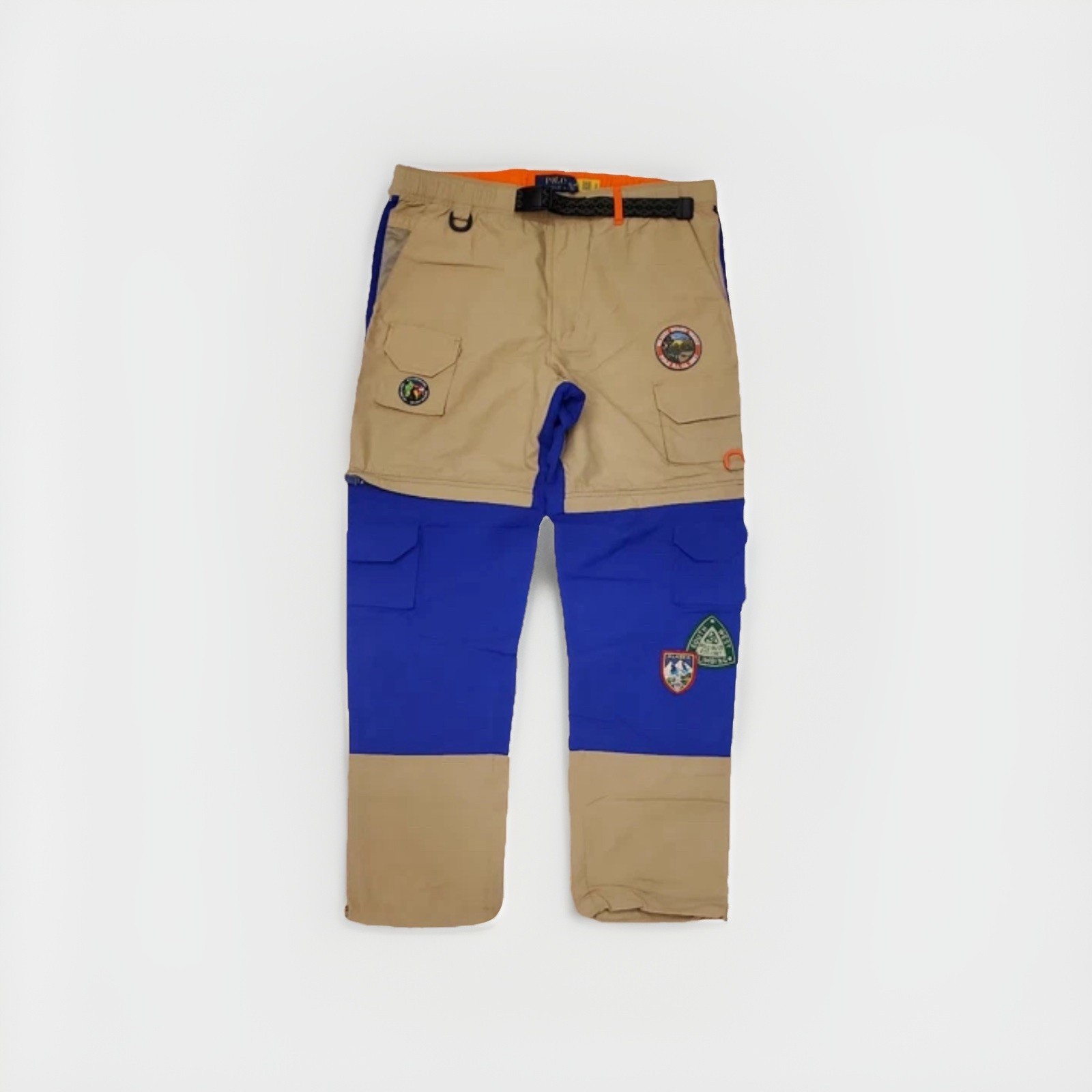 POLO RALPH LAUREN CONVERTIBLE WATER-RESISTANT WINDBREAKER PANTS TO SHORTS LARGE