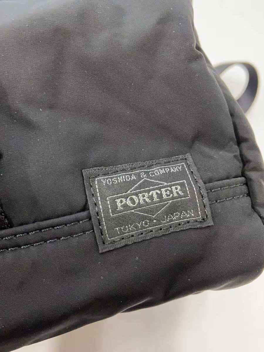PORTER gel Shoulder Bag Nylon BLK Plain