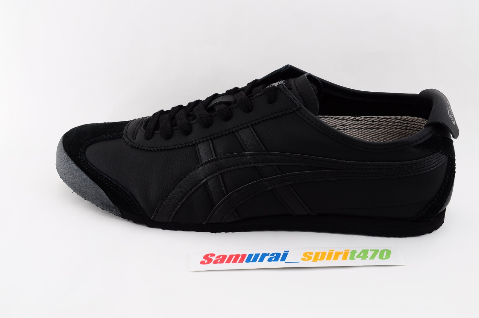 Onitsuka Tiger Genuine MEXICO 66 1183C102 BLACK /BLACK US Buyer No Import duties