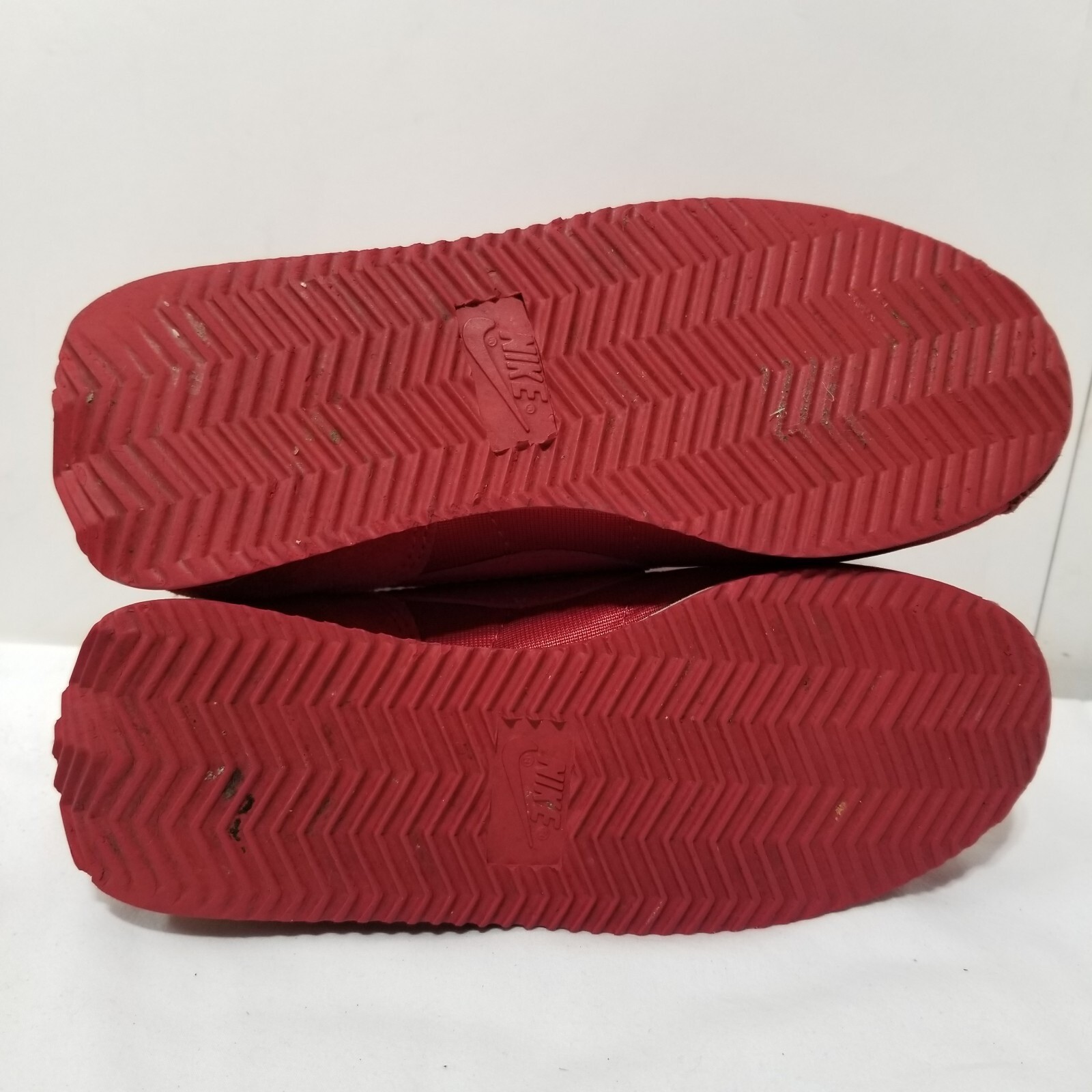Vintage Nike Cortez Leather RED Suede Size 7.5 Republic Of Korea