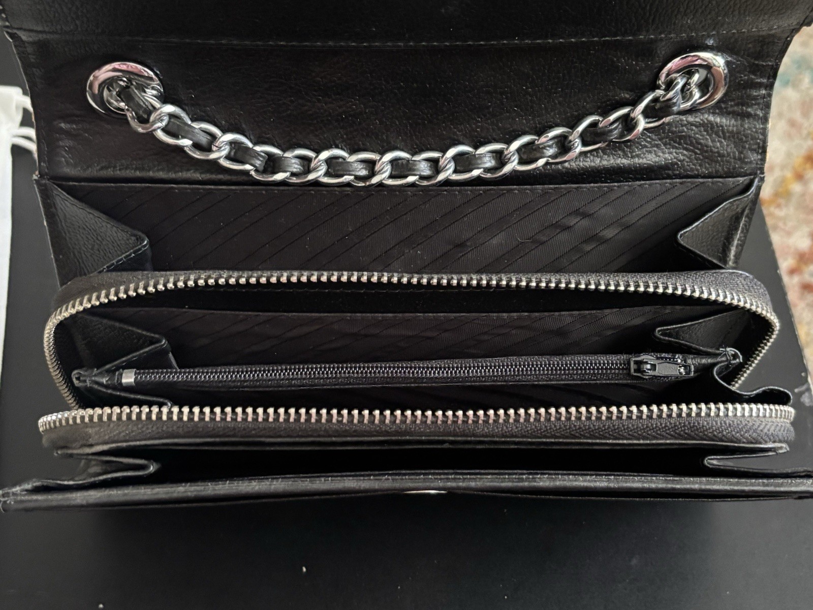 Genuine Stingray & Python Skin Wallet 8.5 inches
