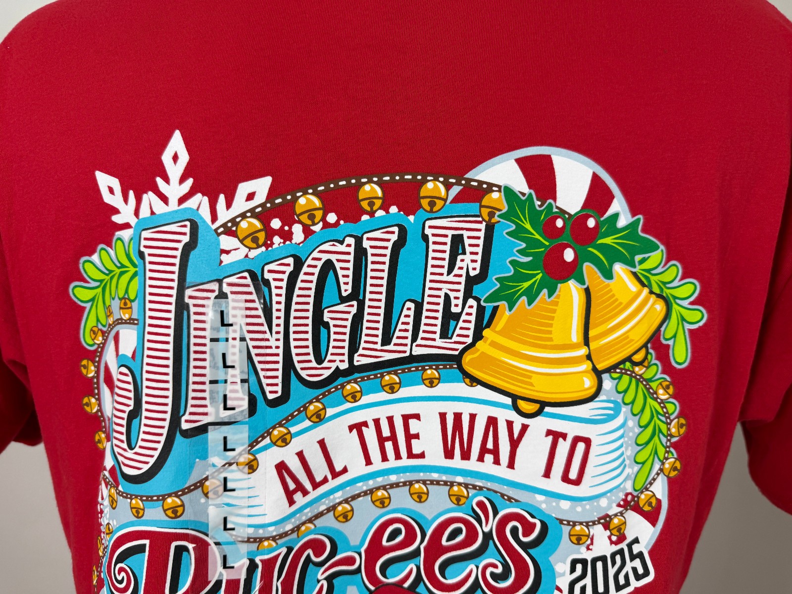 Buc-ee’s Shirt Adult Large Christmas Santa Beaver Holiday Winter Texas Red NEW