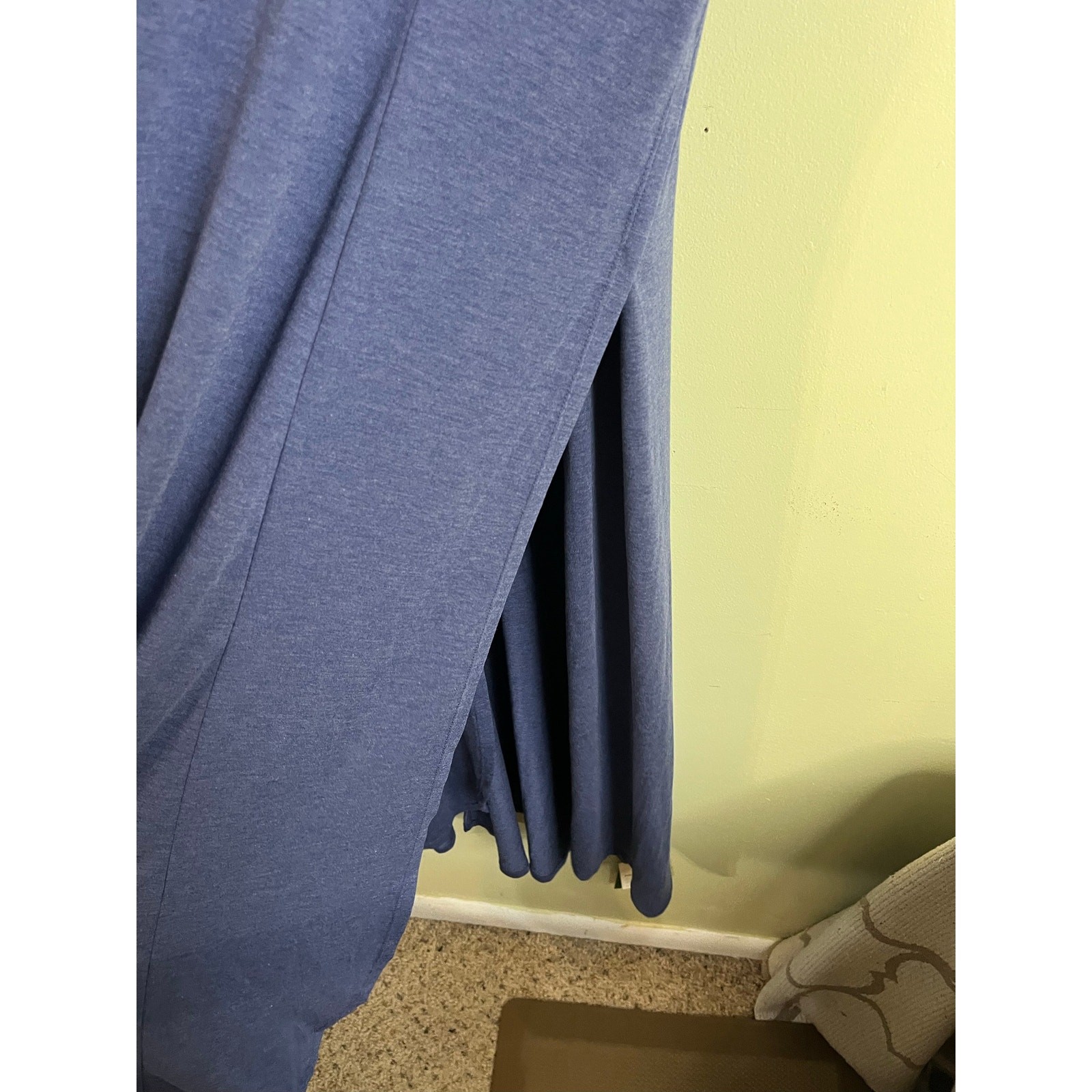 Halara U Neck Flowy Maxi Casual Tank Dress, 02625076, size XS, Mottled Indigo