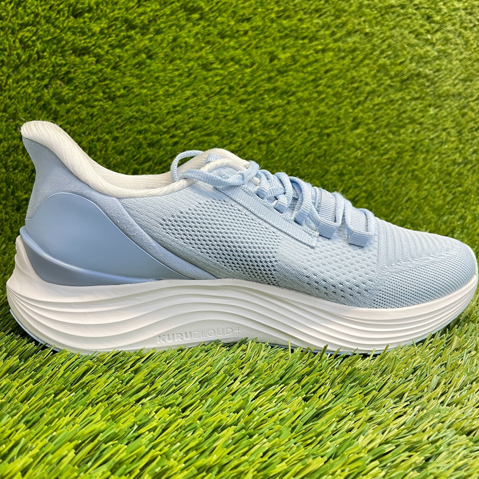 Kuru Atom 2 Womens Size 8.5D Blue White Athletic Running Walking Shoes Sneakers