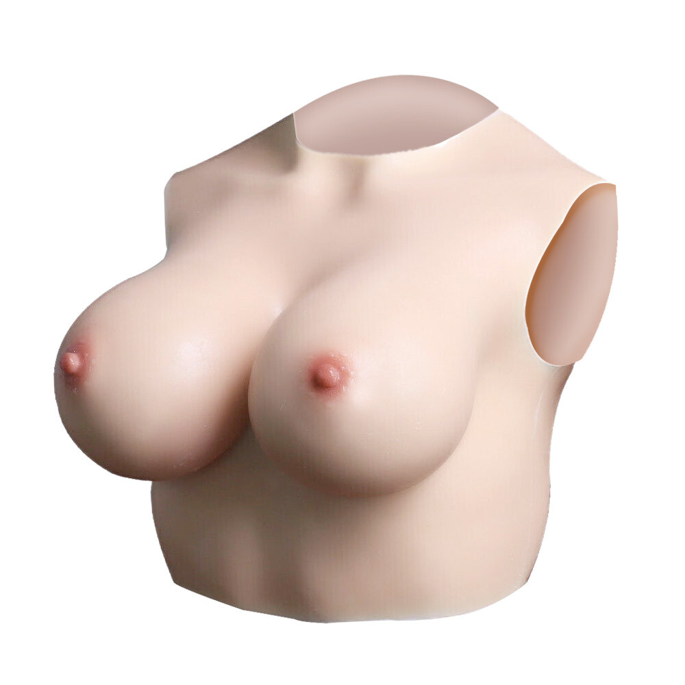 Silicone Crossdressers Breast Forms Chest Plates Drag Queen Mastectomy Enhancer