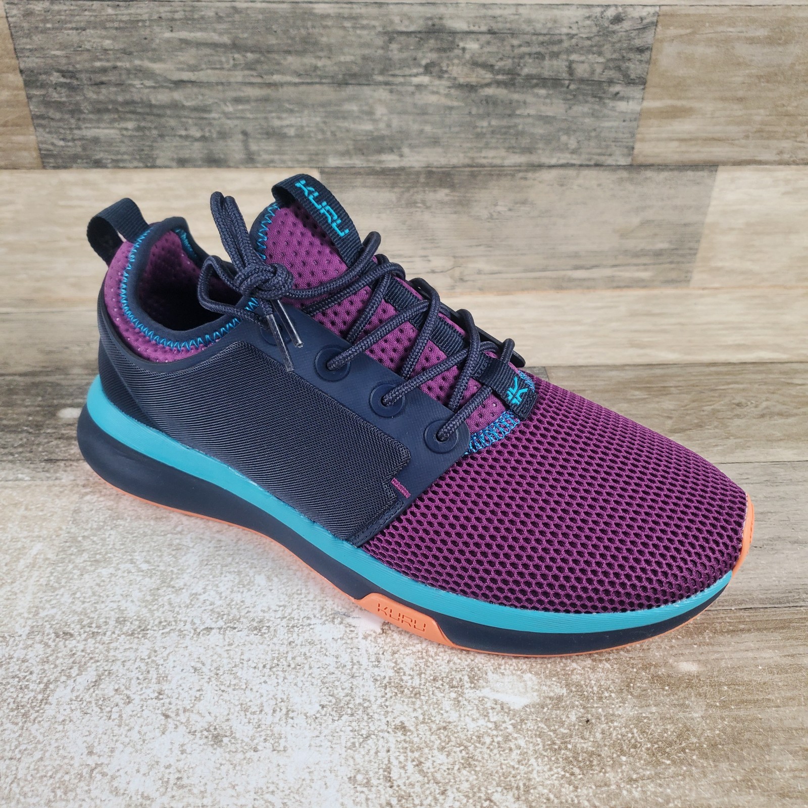 KURU Atom Womens Shoes Sz 9.5 W Running Electric Grape Midnight Blue Sneakers
