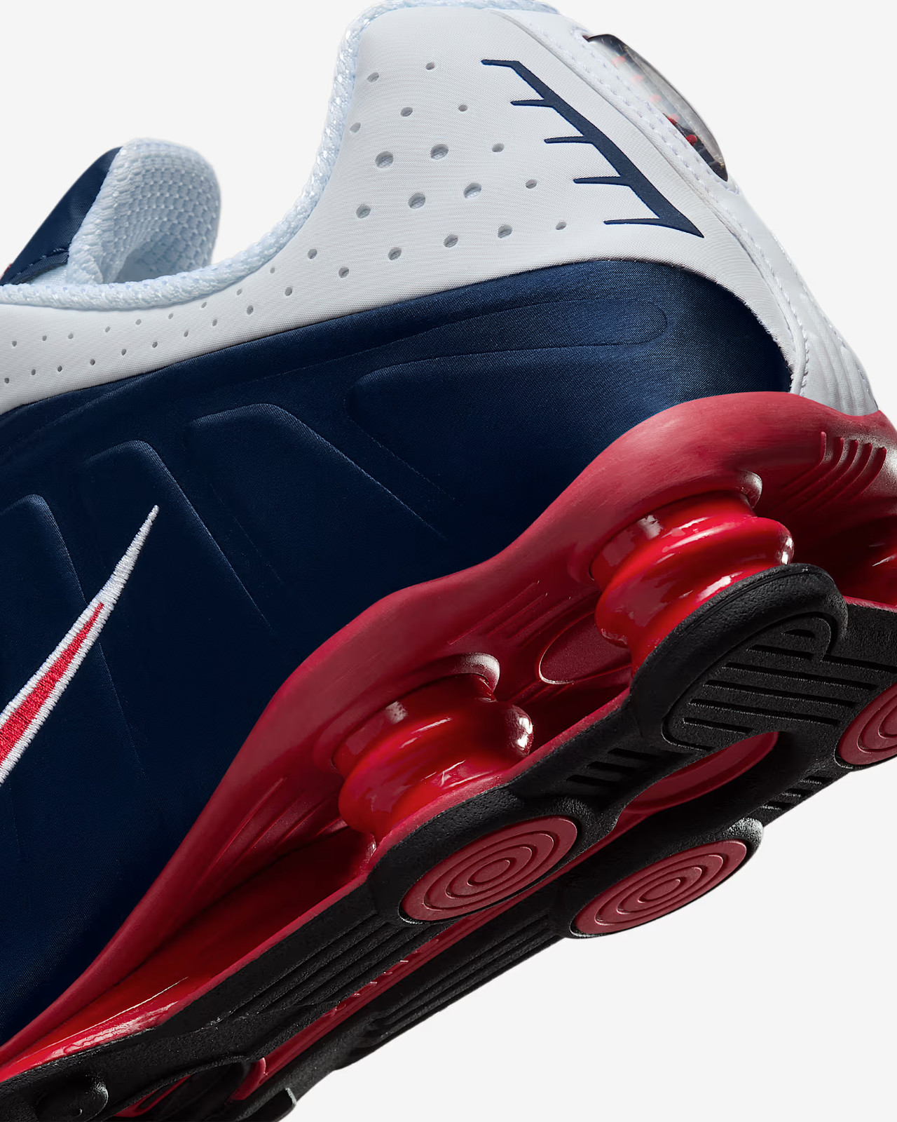 Nike Shox R4 USA HQ1988-400 Midnight Navy White Red Men’s Size