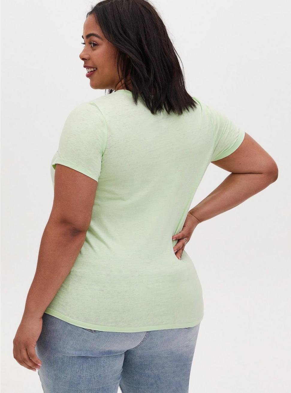 TORRID GREEN “NEVER PERFECT ALWAYS BEAUTIFUL” S/S CREW TEE TOP NEW