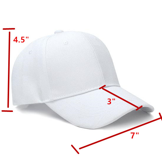 Wholesale Unisex Plain Baseball Cap Solid Color Hat Adjustable Wool Hook & Loop