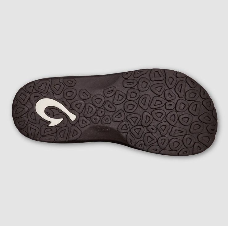 AUTH OluKai Ohana Men’s Beach Sandals Tan Dark Java Water Resistant Flip Flops