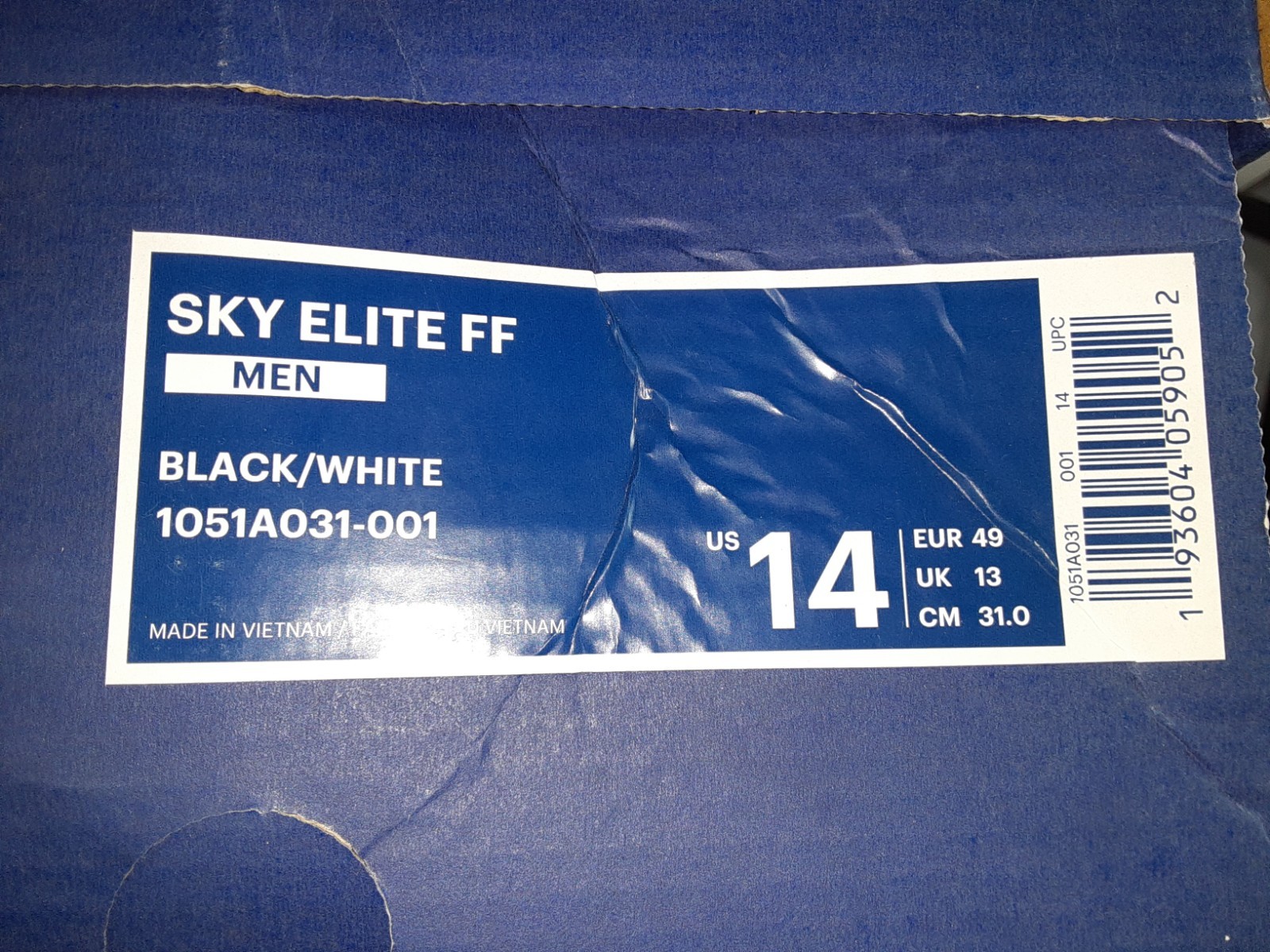 Asics Sky Elite FF 1051A031-001 Men’s 14 Black Athletic Running Sneaker Shoes