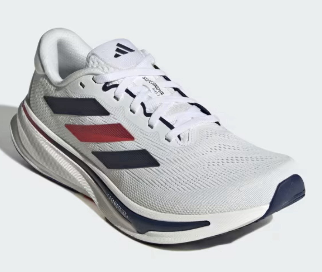 adidas Supernova Rise 2 W White/ Navy/ Red women’s 8 Running Shoe JQ0524
