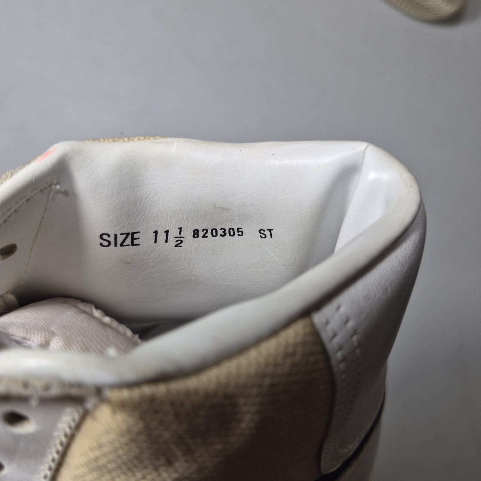 Vintage 1980’s Nike Dynasty High Top Made In Republic Of Korea Size 11.5