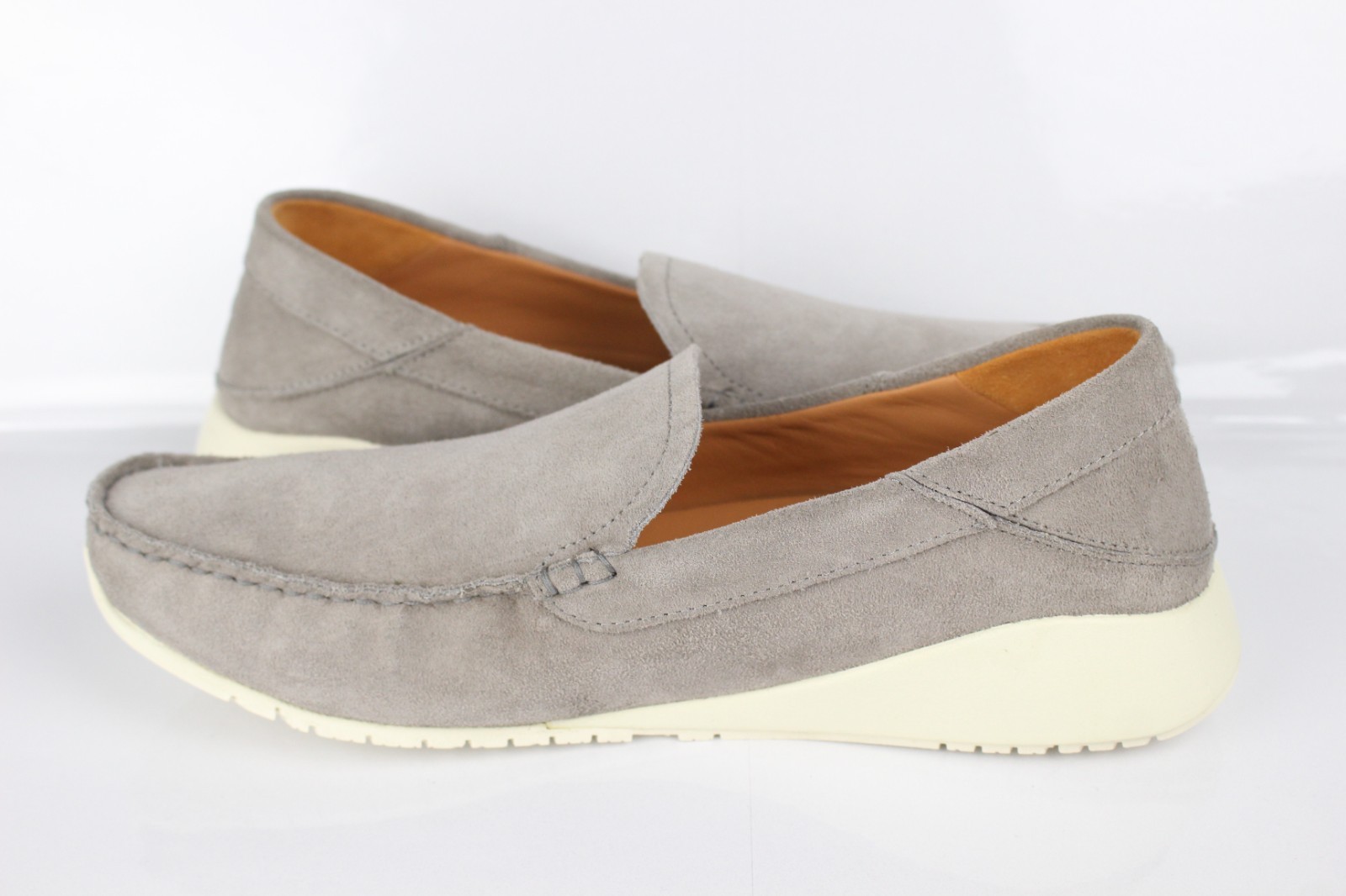 Olukai Men’s KA’A Loafers Suede Slip On Cooler Gray