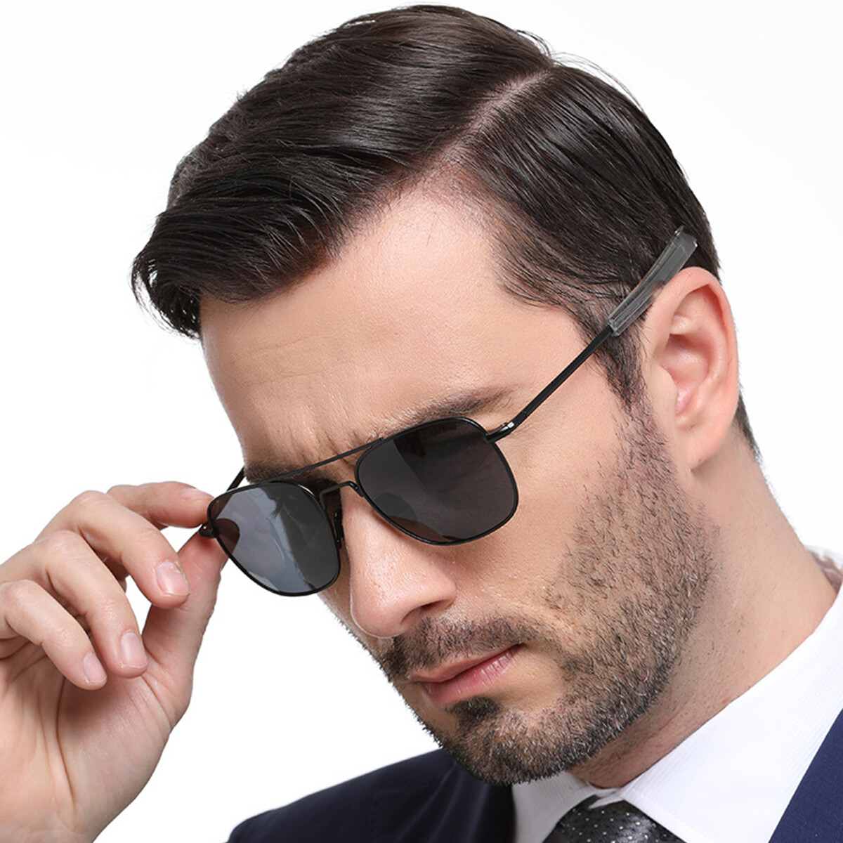 Aviator Sunglasses Premium Military Pilot Ultraviolet Mens Polarized Sunglasses