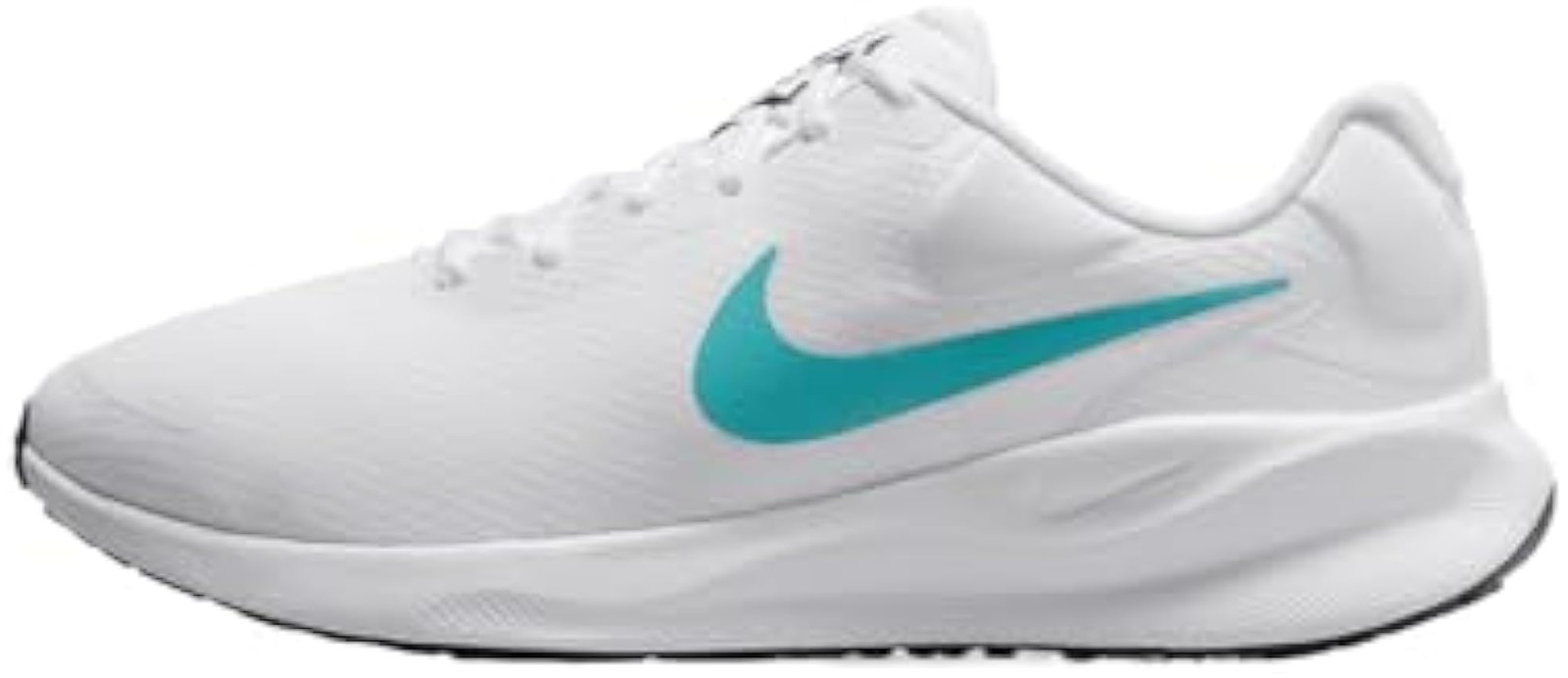 Nike Revolution 7 Men’s Road Running Shoes (FB2207-103, White/Pure Platinum/Dust
