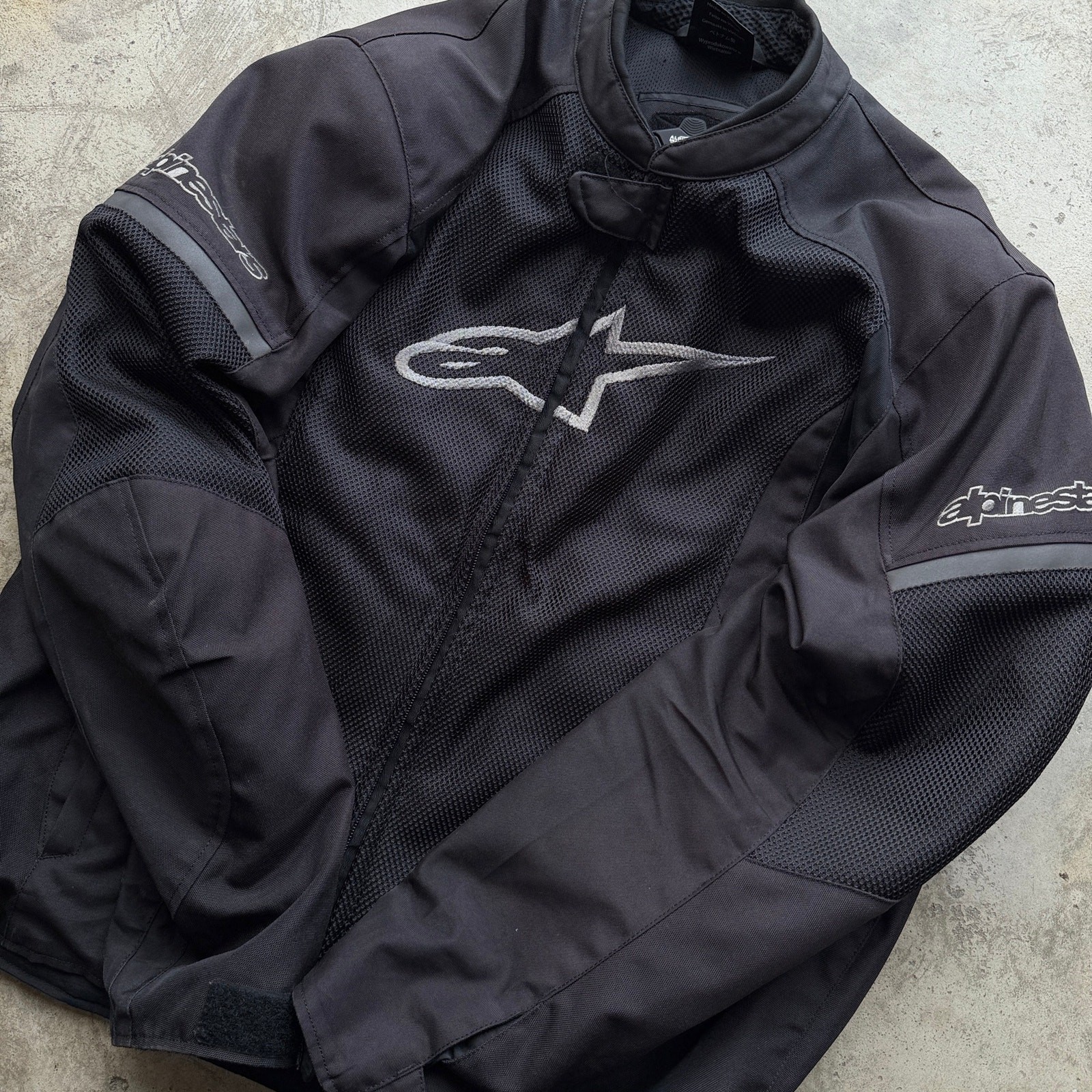 Alpinestars T-Faster Air Mesh Motorcycle Jacket XXL Black