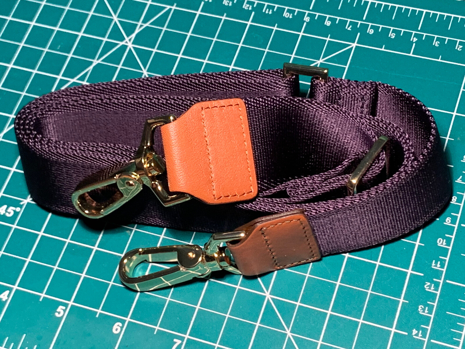 Blue Bag Strap Nylon Handbag Belt Adjustable Shoulder Replacement New