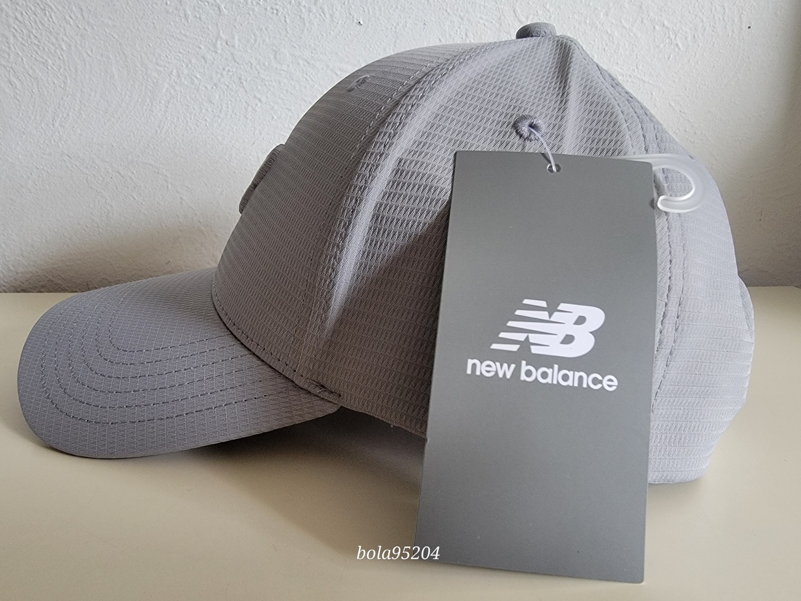 New Balance 6 Panel Structured Sport Baseball Hat Cap Grey One Size NWT