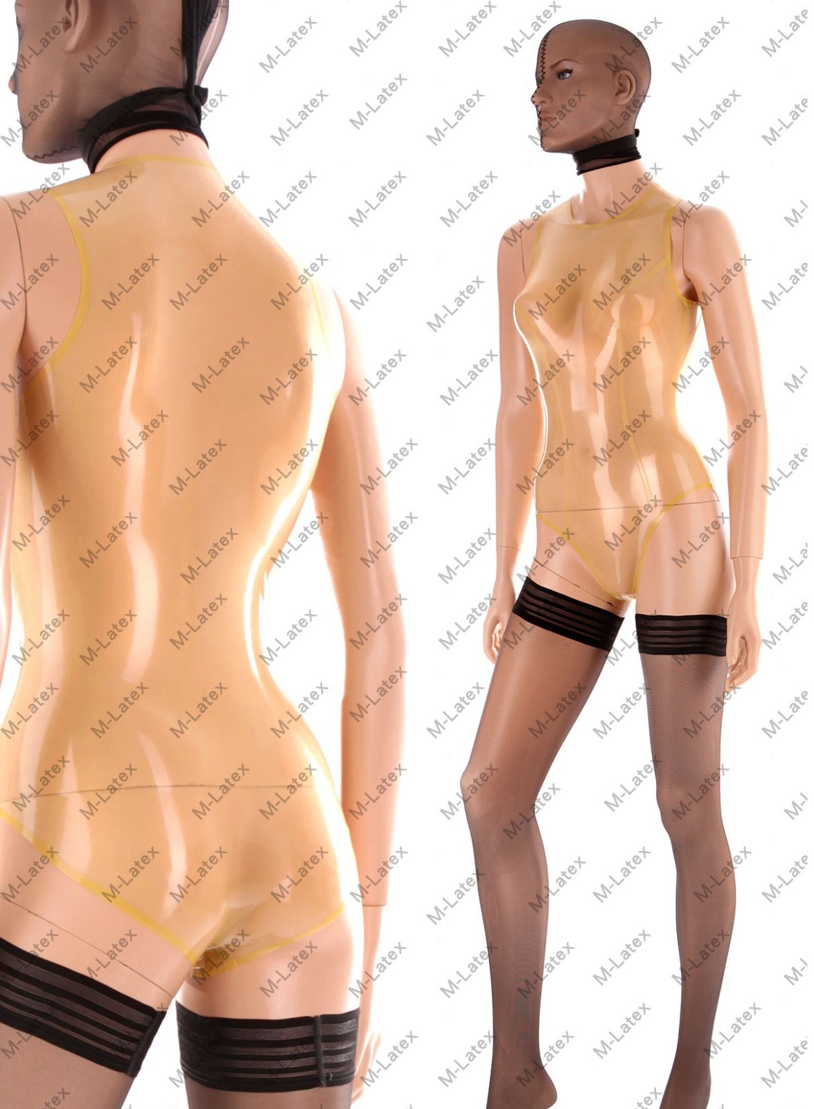 Latex polish Gummi Leotard bodysuit swimwear swimsuit customized 0.7mm #976-7