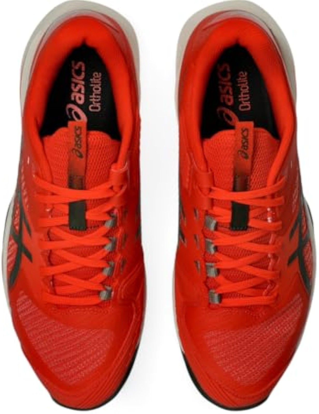ASICS Men’s Solution Speed FF 4 Clay Tennis Shoes, 6.5, Cherry Tomato/Vintage Kh