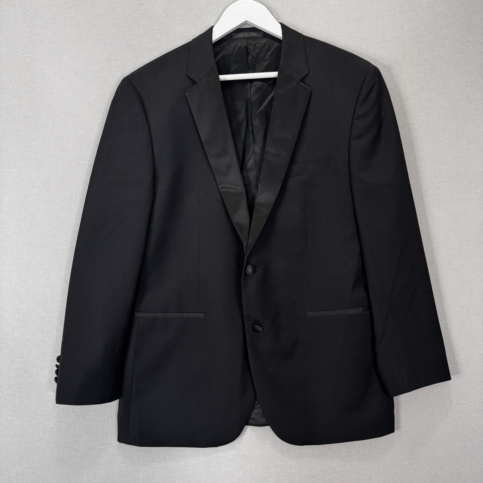 Hugo Boss The Stars75/Glamour3 Tuxedo Suit Set Mens 44R Black 100% Wool Formal