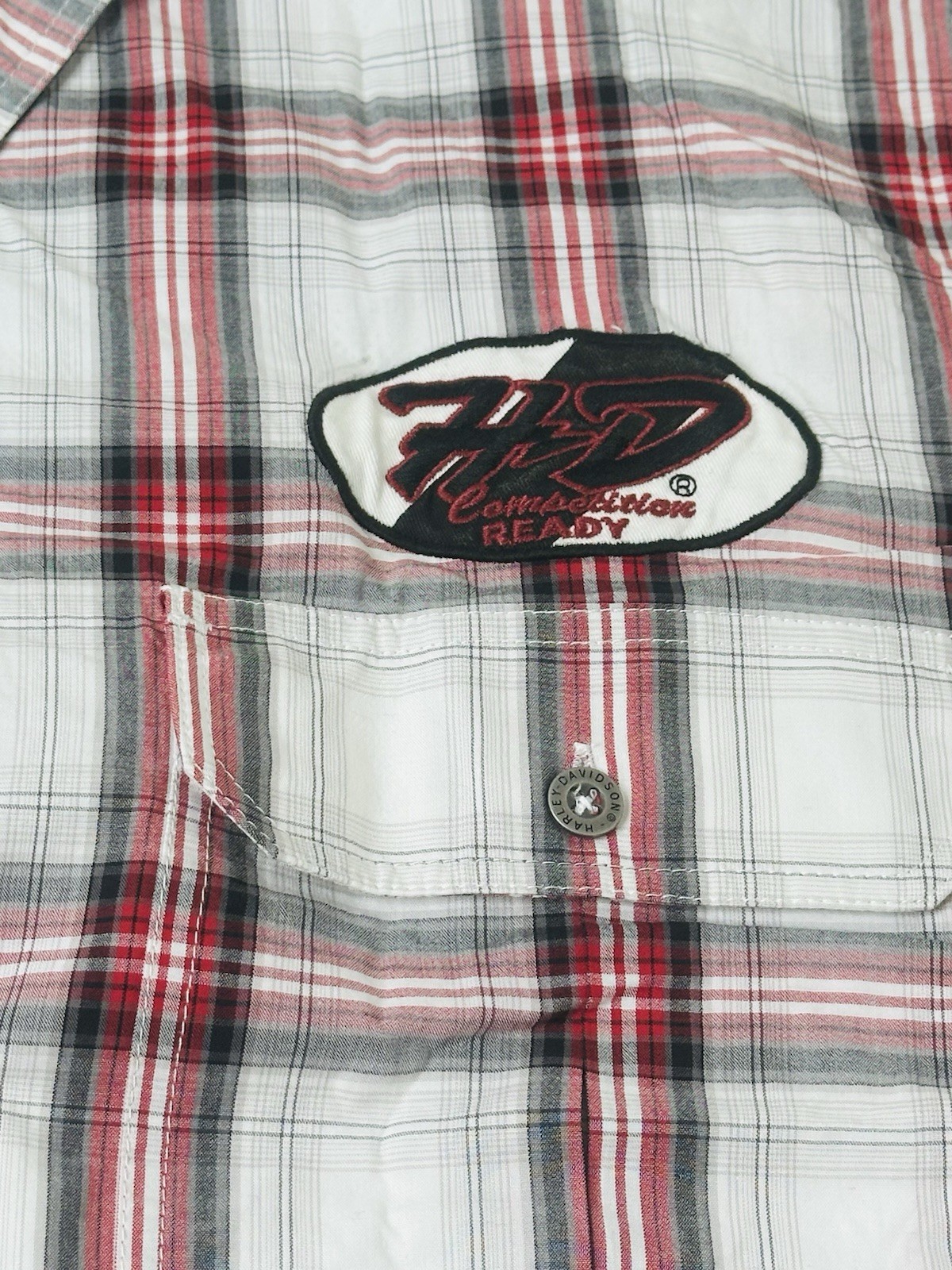 Harley Davidson 1903 Short Sleeve Button Down Shirt Size XL