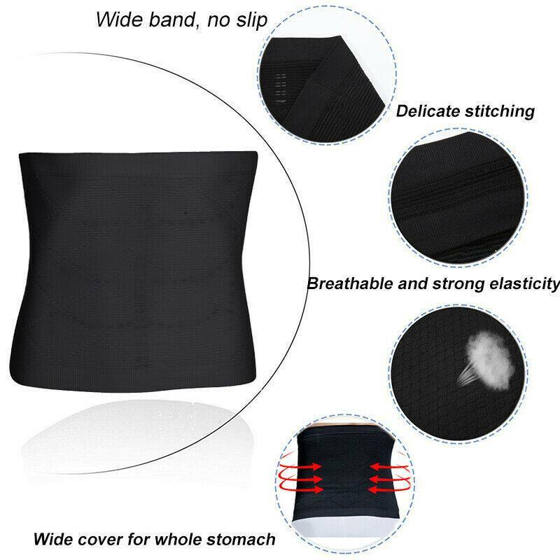 Men’s Slimming Body Shaper Abs Abdomen Tummy Control Tucker Girdle Trimmer Belt